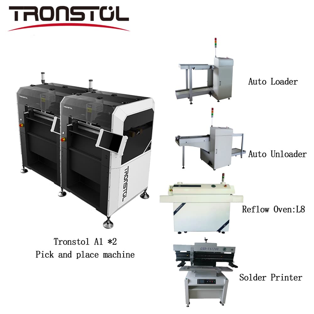 Auto Loader + Tronstol A1 Pick and Place Machine * 2 Line3