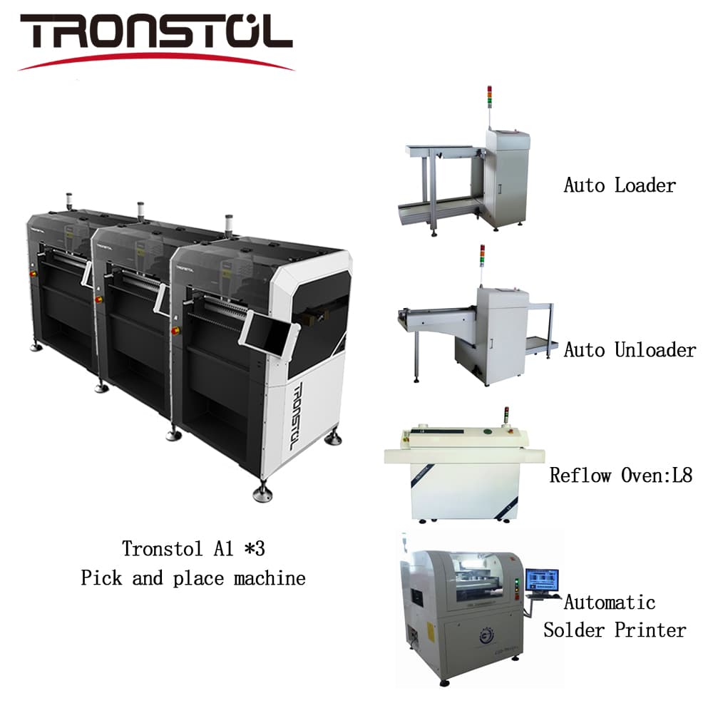 Auto Loader + Tronstol A1 Pick and Place Machine * 3 Line2