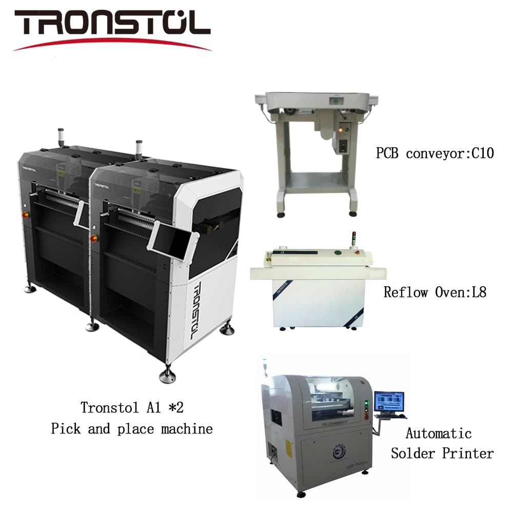 Tronstol A1 Pick and Place Machine*2 Line8